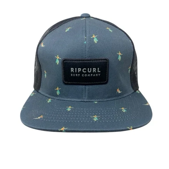 Ripcurl Mens Tropical Trucker Snapback Hats Hawaiian Girl Pineapple Print Lot 2 - Picture 2 of 16